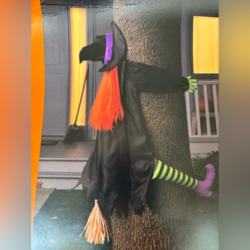 NWT Hyde and eek! boutique 48” crashing witch Halloween